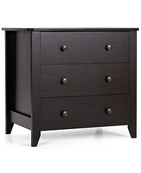 3 Drawer Dresser Chest of Drawers Bedside Table