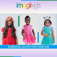 Paw Patrol Toddler Girls Hooded Cosplay T-Shirt Dress and Leggings Outfit Set