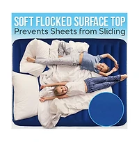 SereneLife Premium Raised Airbed With Steel Frame and Built-In Power Pump (King)