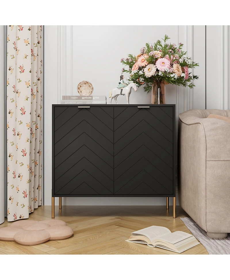2-Door Accent Cabinet Storage
