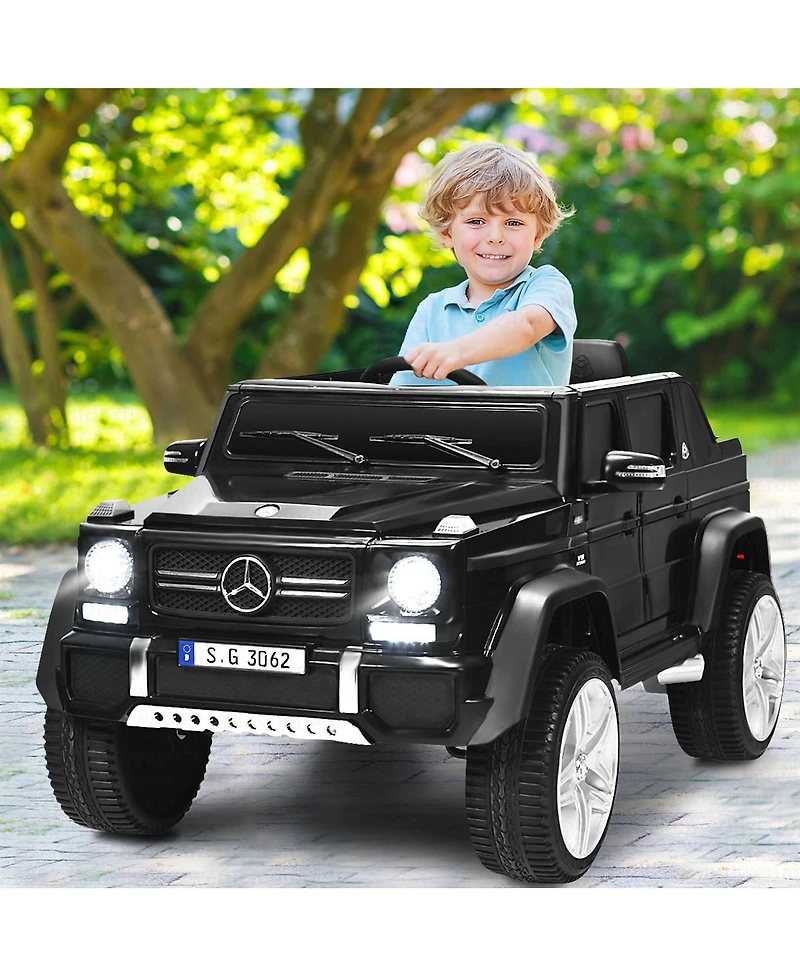 Mercedes Benz 12V Electric Kids Ride On Car Rc Remote Control W/Trunk