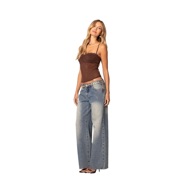 Women's Elina Sheer Mesh Bra Top