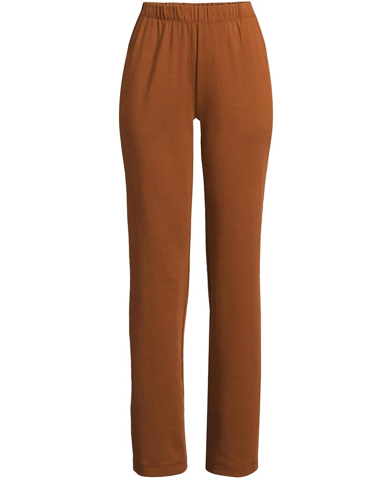 Lands' End Women's Plus Sport Knit High Rise Pants