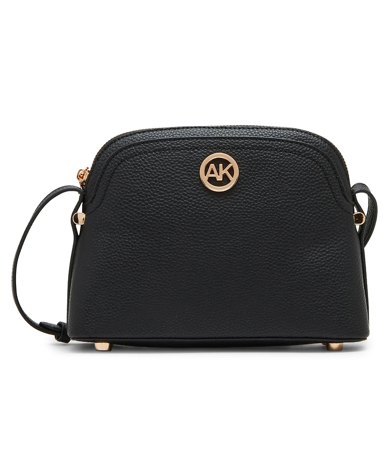 Anne Klein Dome Zip Top Detachable Card Case Crossbody Bag