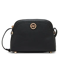 Anne Klein Dome Zip Top Detachable Card Case Crossbody Bag