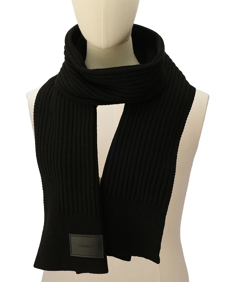 Calvin Klein Men's Mixed Stitch Scarf