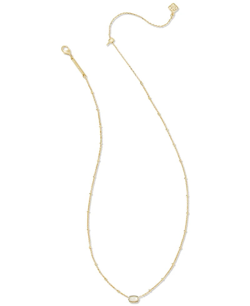 Kendra Scott 2-Pc. Set Mother of Pearl & Pave Large Small Mini Elisa Pendant Necklaces