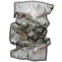 Botanica - Long Sheer Silk Scarf for Women
