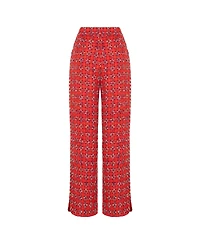 Nocturne Women's High-Waist Tweed Pants