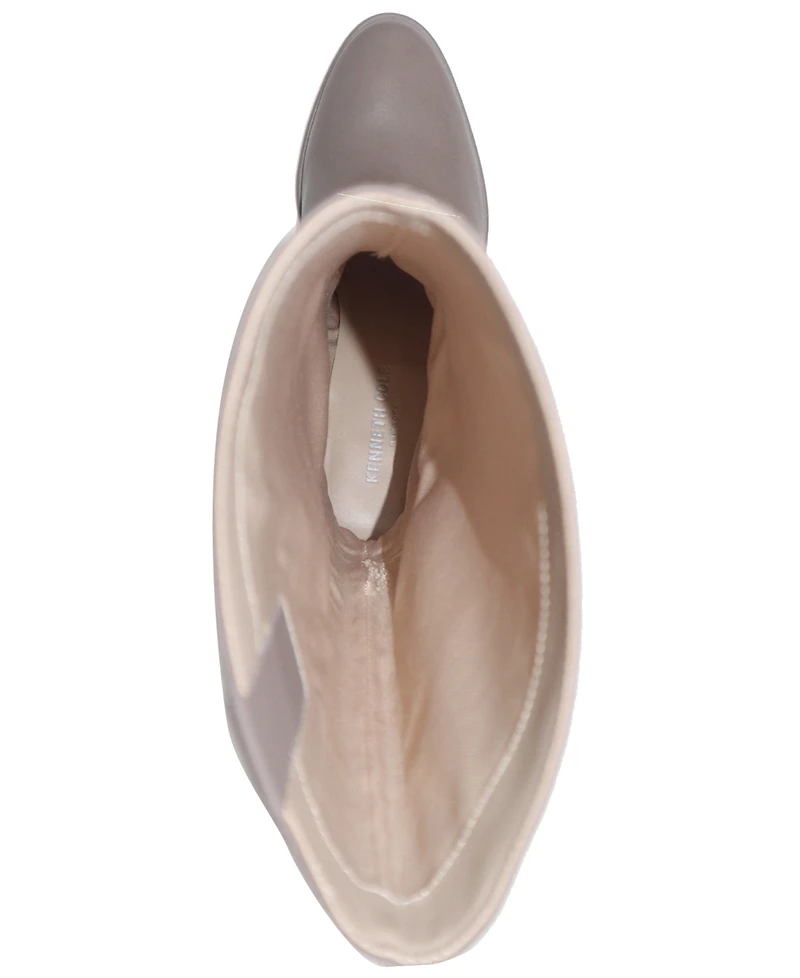 Kenneth Cole New York Women's Yvonne Knee High Block Heel Boots