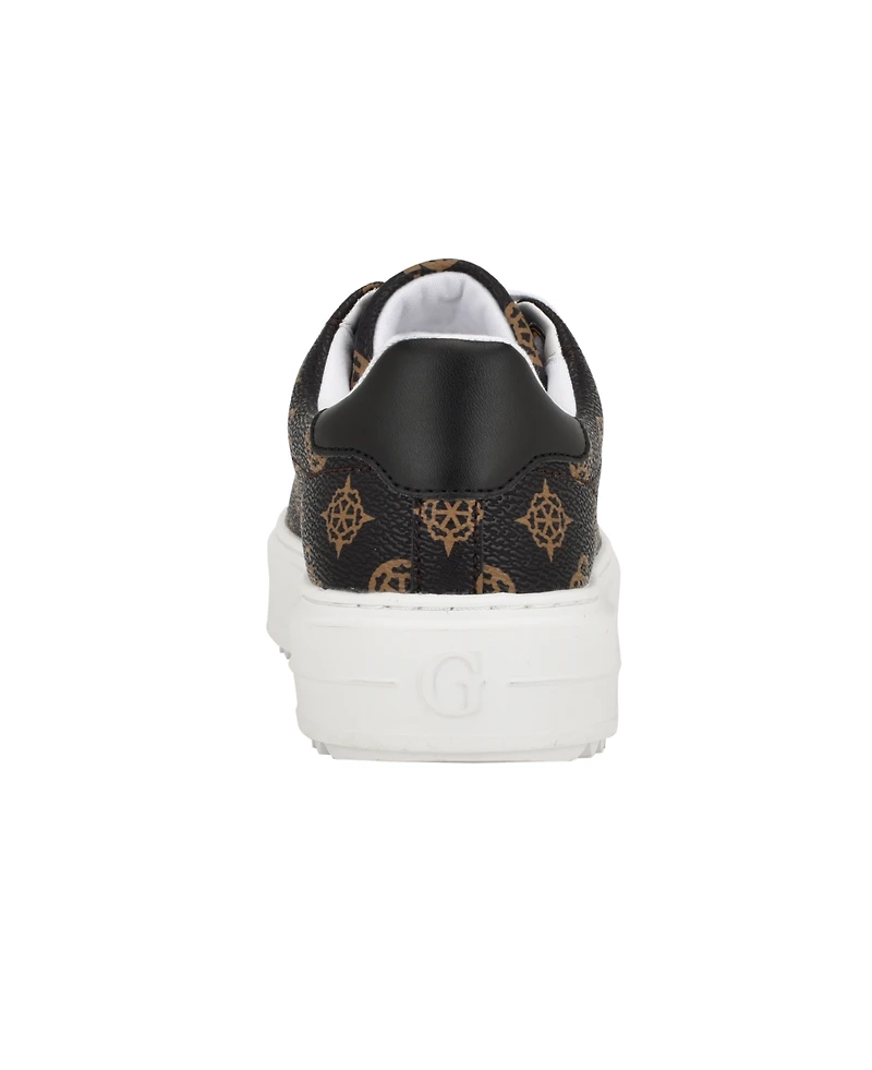 Guess Women's Denesa Treaded Platform Lace-Up Sneakers