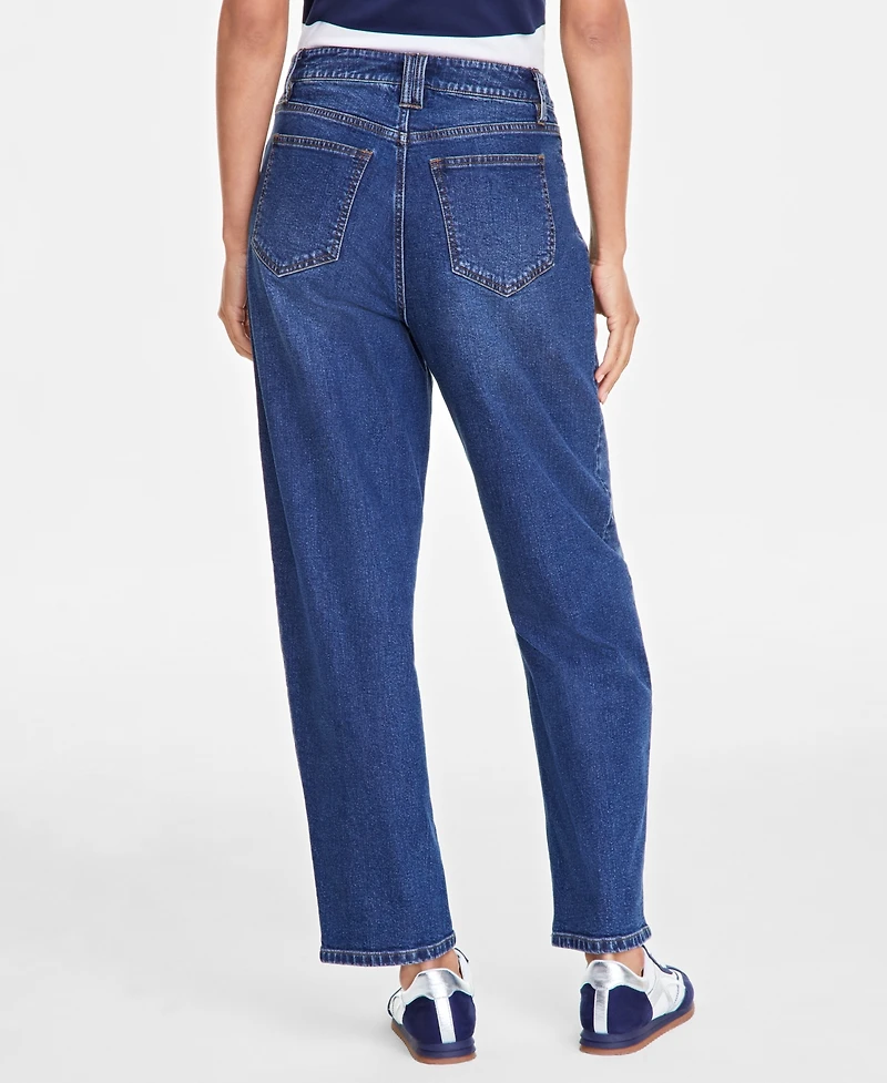 On 34th Women's High-Rise Barrel-Leg Jeans