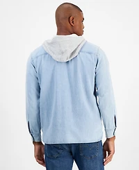 Levi's Men's Relaxed-Fit Hooded Denim Shirt Jacket