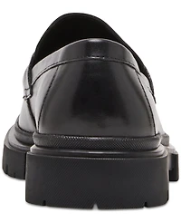 Steve Madden Men's Akkron Leather Lug-Sole Penny Loafers