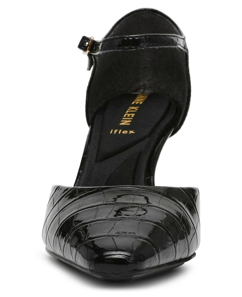 Anne Klein Women's Rosalind Ankle Strap Dress Pumps