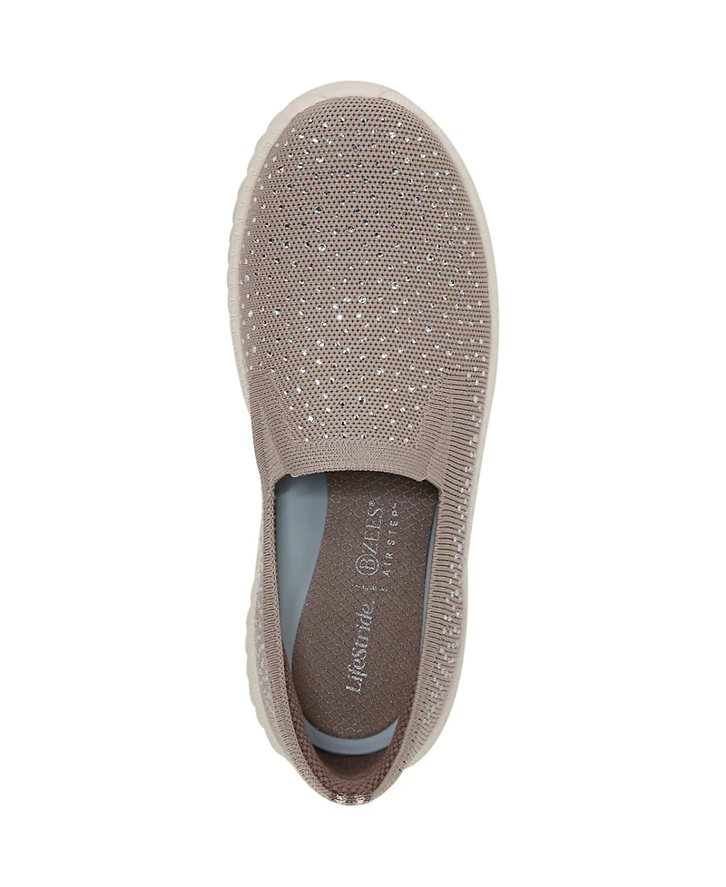 LifeStride Women's Wednesday Bright Washable Platform Slip Ons
