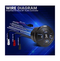 Pyle Amplified Wireless Bluetooth Audio Controller, Waterproof, 800 Watt