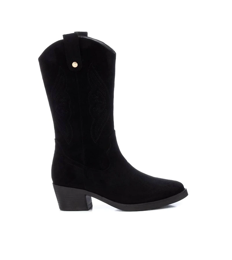 Women's Italian Western Suede Boots By Xti