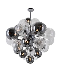 Cwi Lighting 24" Metal Pallocino 15 Light Chandelier