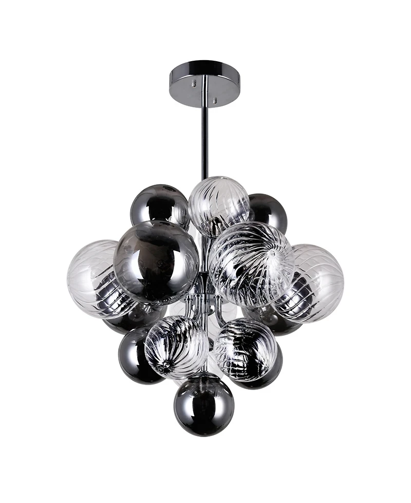 Cwi Lighting 14" Metal Pallocino 8 Light Chandelier