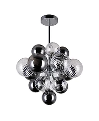 Cwi Lighting 14" Metal Pallocino 8 Light Chandelier