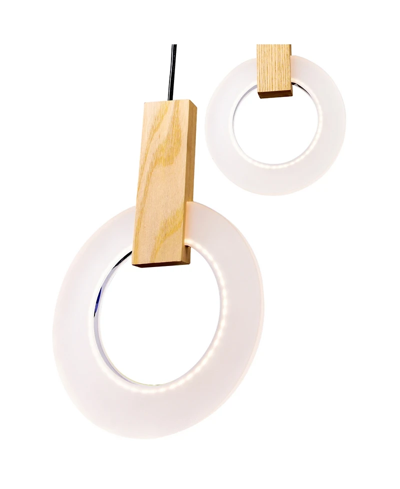 Cwi Lighting 76" Metal Anello Led Pendant