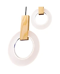 Cwi Lighting 76" Metal Anello Led Pendant