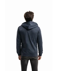 Mio Marino Big & Tall Premium Zip-Up Hoodie for Men with Smooth Silky Matte Finish Cozy Fleece Inner Lining Sweater Hood