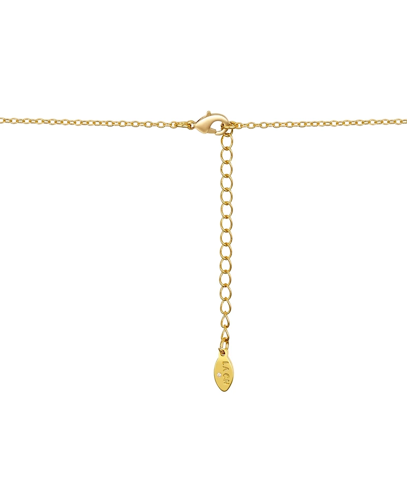 Unwritten Light Blue Enamel Saint Pendant Necklace