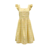 Hope & Henry Women's Flutter Sleeve Sun Dress