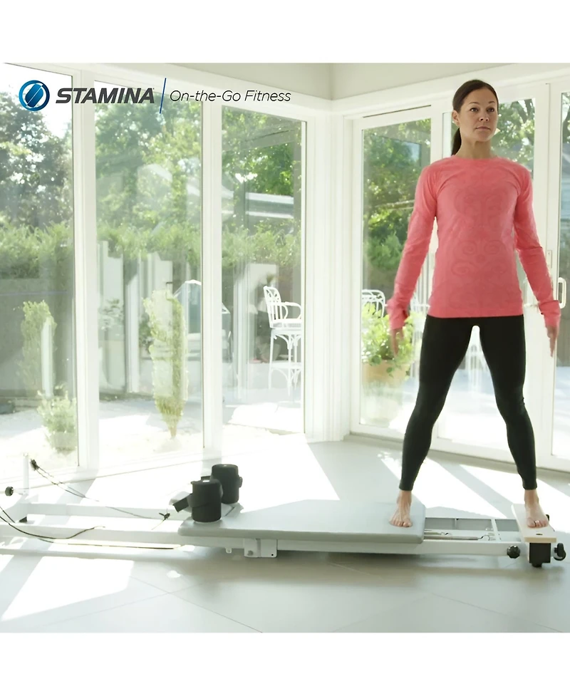 Stamina Products Stamina 55-5535 AeroPilates Precision Series Reformer Resistance Workout System