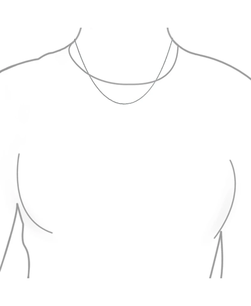 Bling Jewelry Thin Spiga Wheat Chain Necklace .925 Sterling Silver 2.5 Mm 030 Gauge