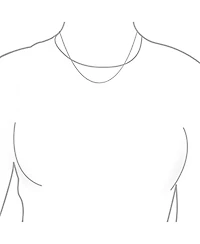 Bling Jewelry Thin Spiga Wheat Chain Necklace .925 Sterling Silver 2.5 Mm 030 Gauge