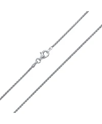 Bling Jewelry Thin Spiga Wheat Chain Necklace .925 Sterling Silver 2.5 Mm 030 Gauge