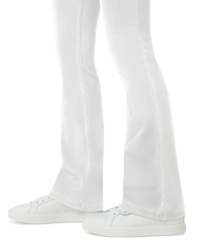 Hue Women's High-Rise Denim Baby Bootcut Leggings