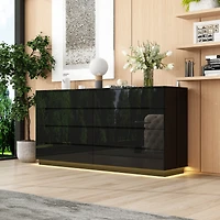 Homsee 8-Drawer Chest of Drawers Storage Organizer With Led Lights