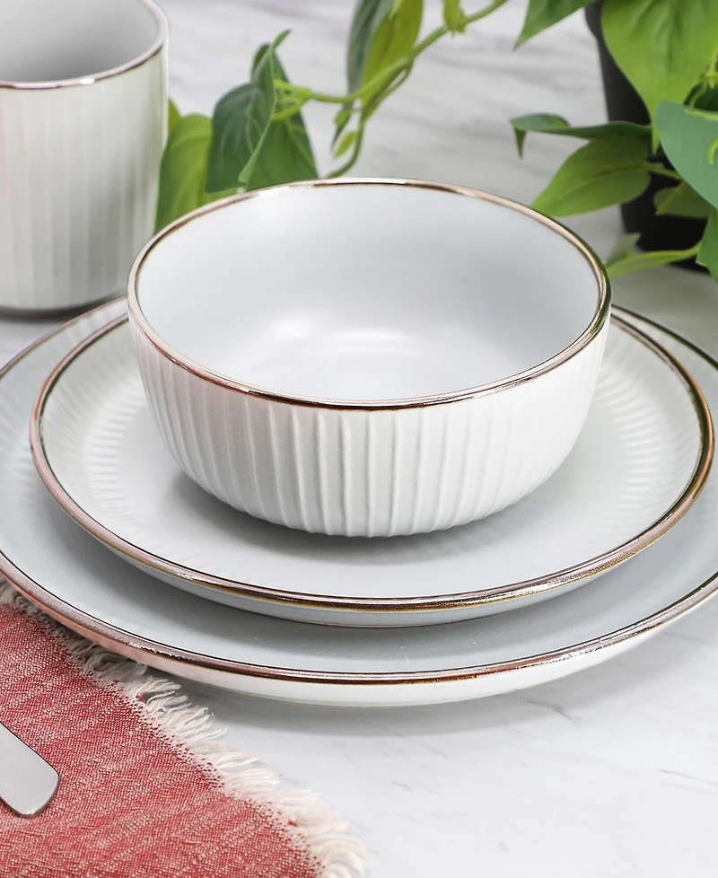 Elama Leo 16 Pc. Dinnerware Set, Service for 4