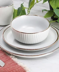 Elama Leo 16 Pc. Dinnerware Set, Service for 4