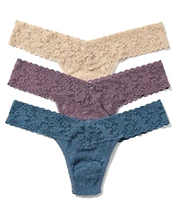 Hanky Panky Women's Holiday 3 Pack Low Rise Thong Underwear