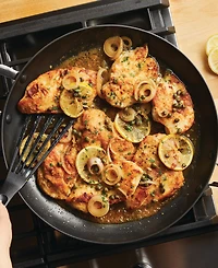 Rachael Ray Cook + Create Hard Anodized Nonstick Frying Pan with Helper Handle, 14"