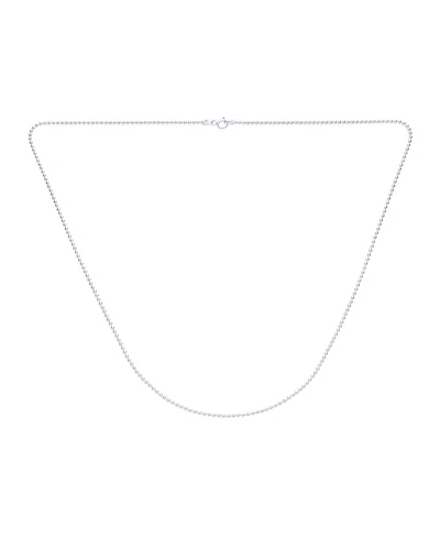 Bling Jewelry 2MM Sterling Silver Bead Ball Chain Necklace Italy Made 16-24 Inch