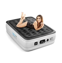SereneLife 18" Full Premium Raised Airbed With Built-in Pump