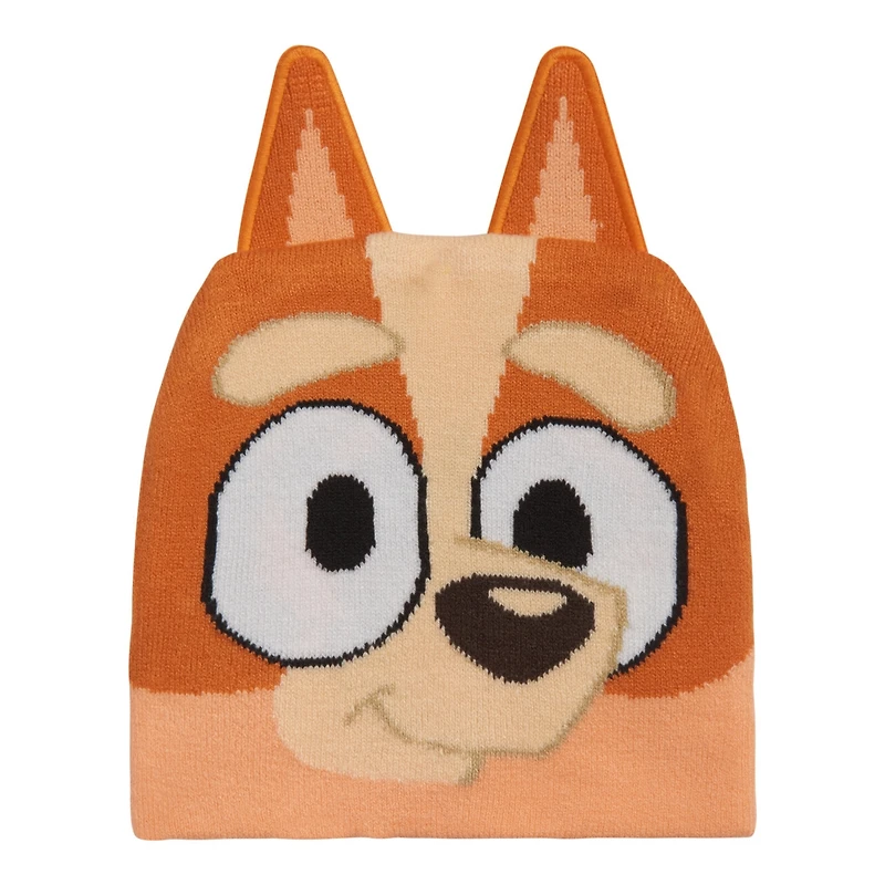 Bluey Toddler Boys Fleece Sweatshirt and Cotton Gauze Hat