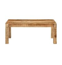 vidaXL Coffee Table 39.4"x21.7"x15.7" Solid Wood Mango