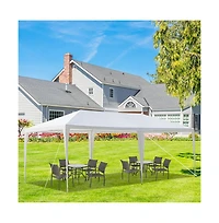 Slickblue Durable Outdoor Party Tent with Non-Cloth Pe and Sprayed Iron Pipe for Events
