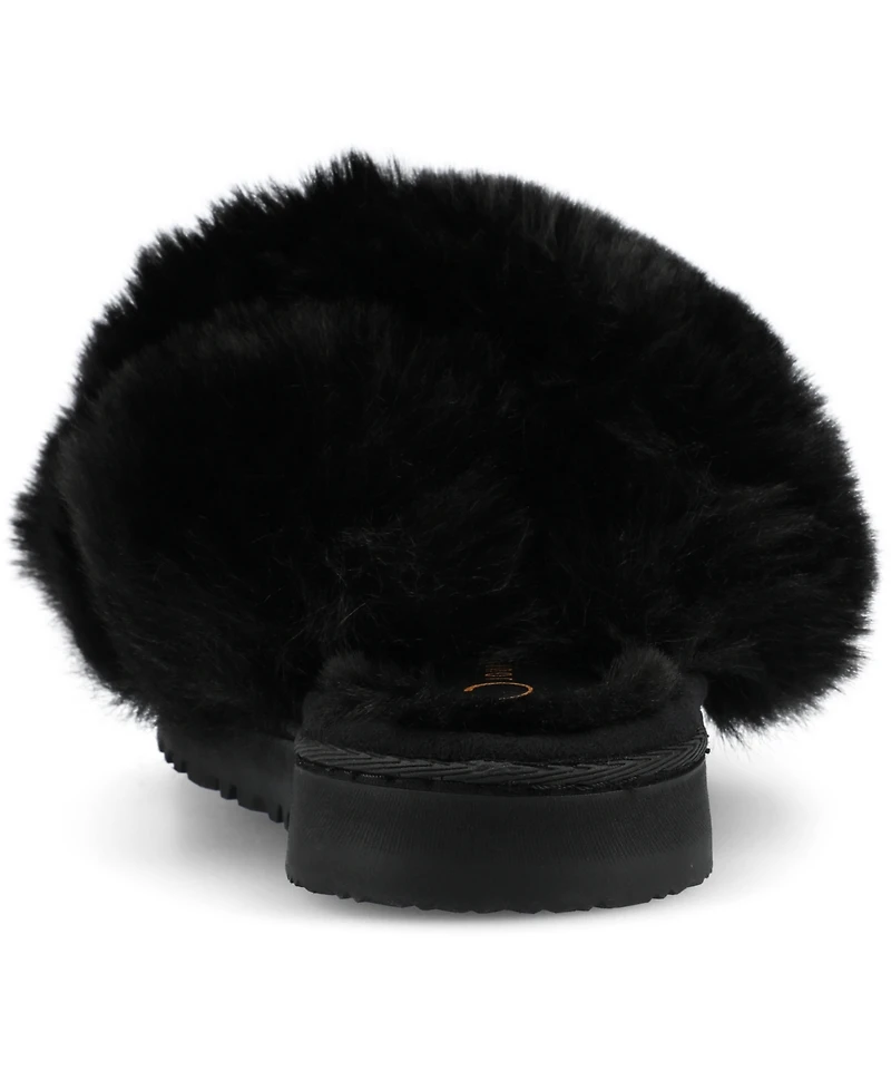 Journee Collection Women's Skylah Open Toe Slippers