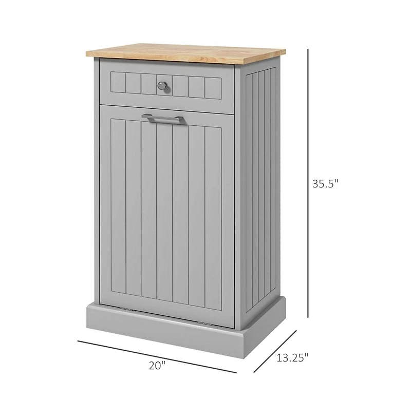 Slickblue Kitchen Tilt-Out Trash Bin Cabinet Stylish and Convenient Waste Management Solution