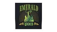 Hybrid Apparel Juniors Trendy Wicked Emerald City Graphic Cropped T-Shirt
