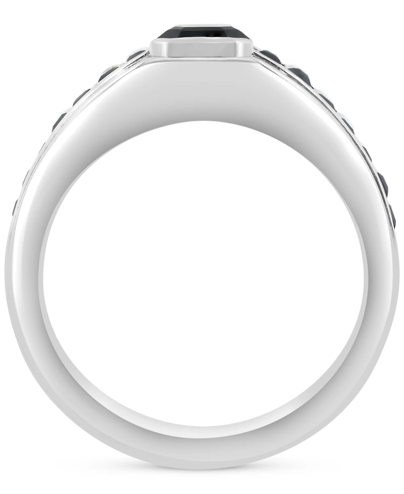 Effy Men's Onyx & Black Spinel (2-1/2 ct. t.w.) Ring in Sterling Silver
