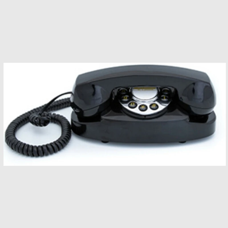 Gpo Retro Gpoaudbk Audrey Bedside Push Button Telephone - Black